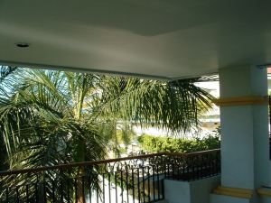 Balcony from sliding doors